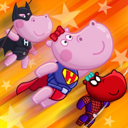 Superhero Hippo: Epic Battle iOS App