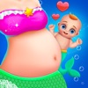 Mermaid Pregnant Mommy Daycare