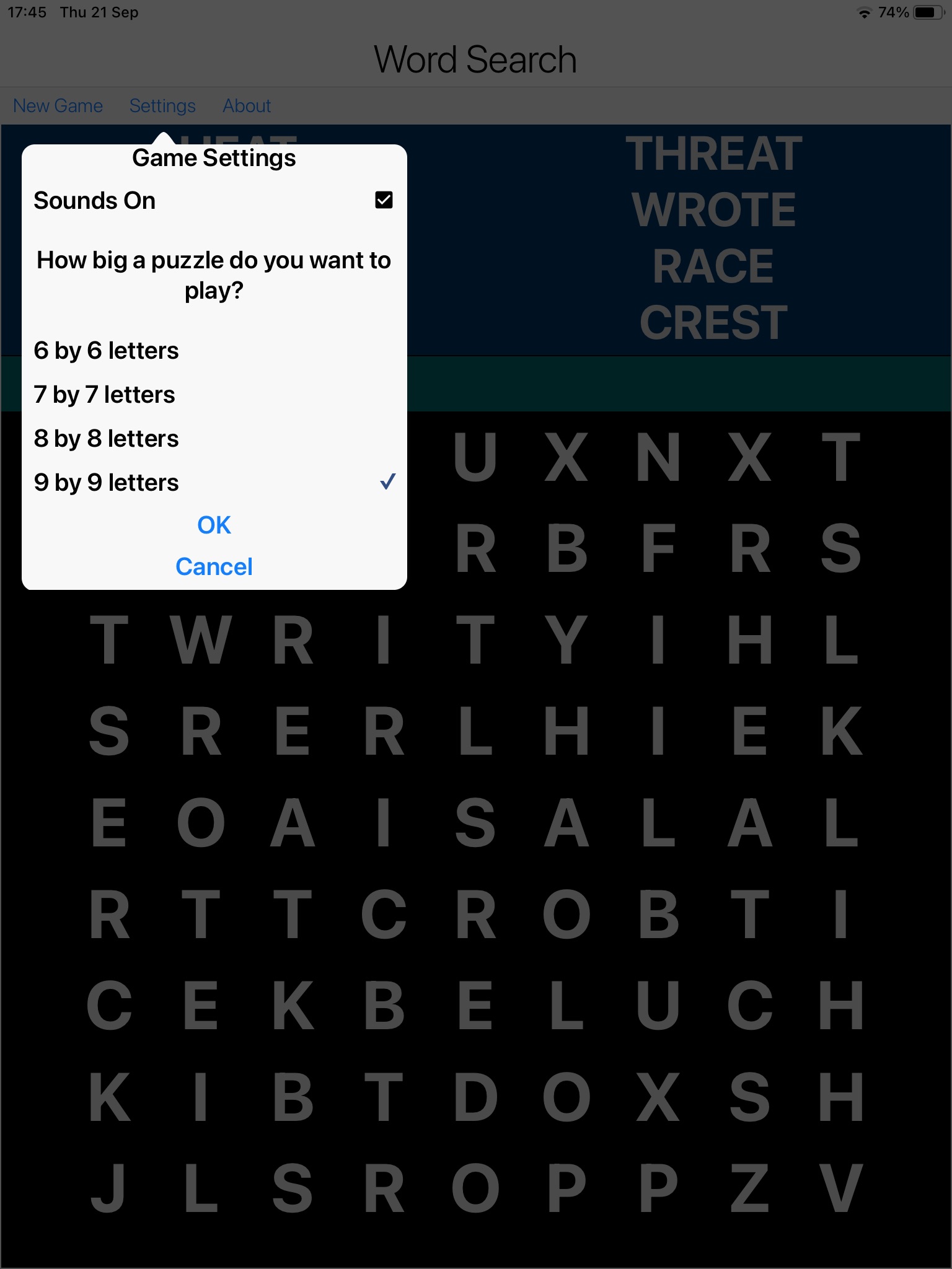 Super Simple Word Search screenshot 3