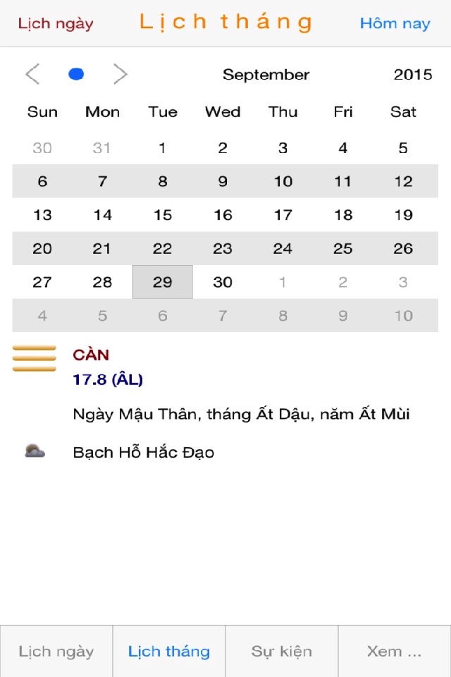 Lịch Việt - Mai Hoa Dịch screenshot 2