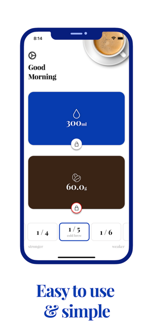 ‎Savvy Brew - Ratio Calculator Screenshot