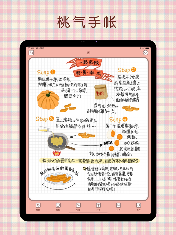 Peach Diary - journal