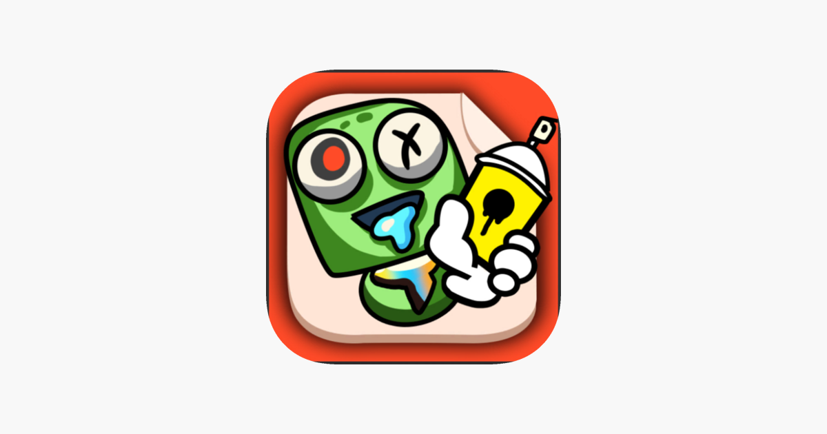 ‎Monster Paint Stencil Art Game on the App Store