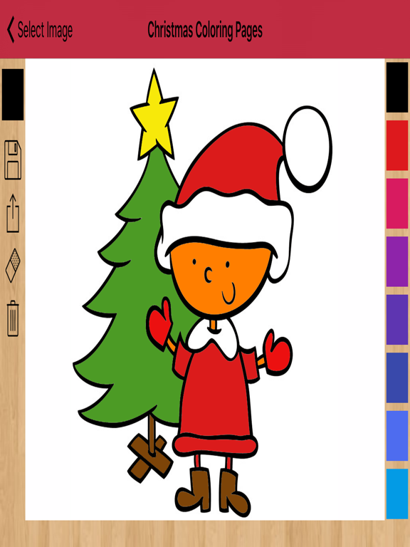 Christmas Coloring Pages Santa screenshot 4