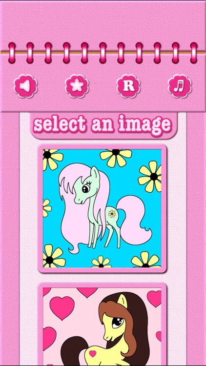 Pony Unicorn Coloring Book screenshot-3