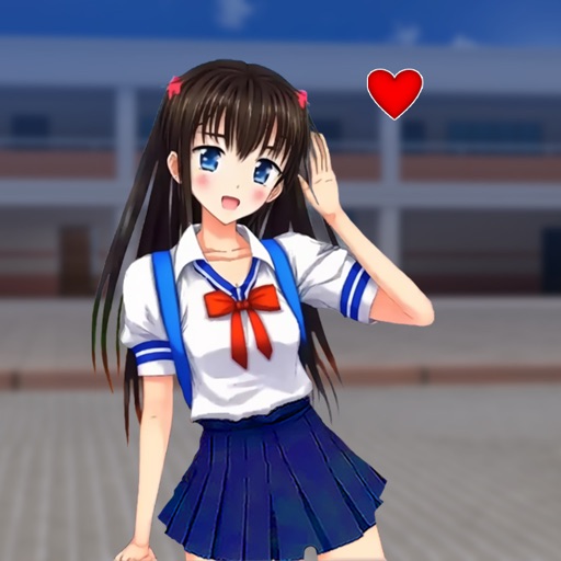 Anime Girl High School Life Icon
