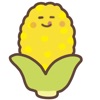 cute corn sticker