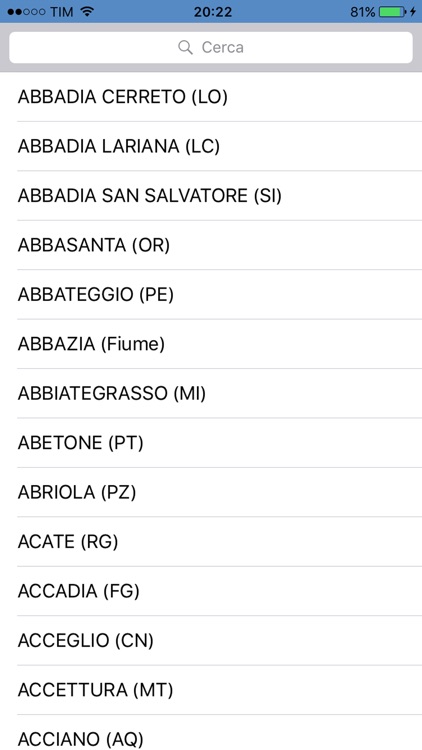 Codice Fiscale Italia