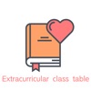Extracurricular class table
