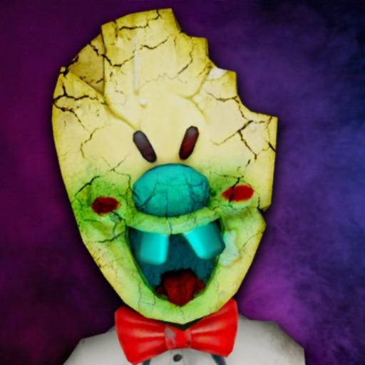 Crazy Ice Scream Freaky Clown Icon