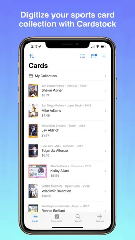 Game screenshot Cardstock: Sports Card Scanner mod apk