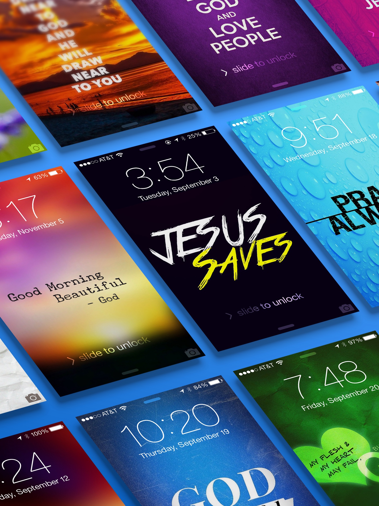 Bible Lock Screens + Devos screenshot 2