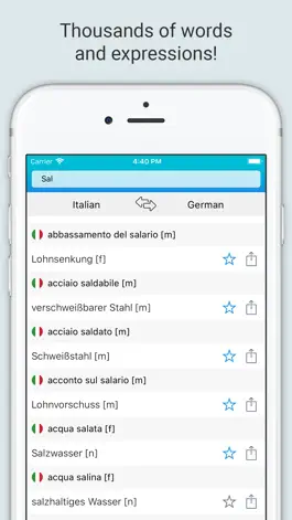 Game screenshot German Italian Dictionary + hack