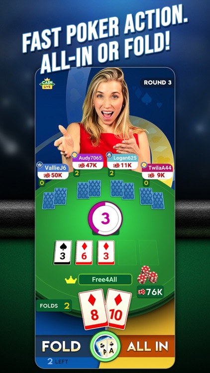 Cash Live: Online Poker Game screenshot-0