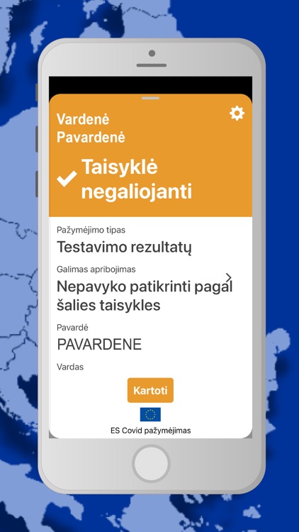 Tikrinti COVID pažymėjimą screenshot-3