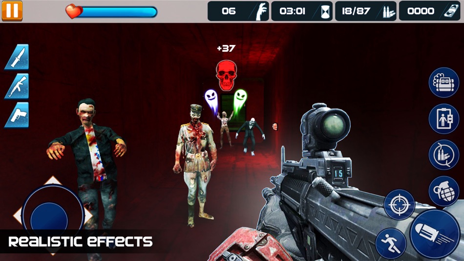 Настоящую версию 2.2. Мобильная игра Zombie Hunter 2. Zombie real по русскому языку.