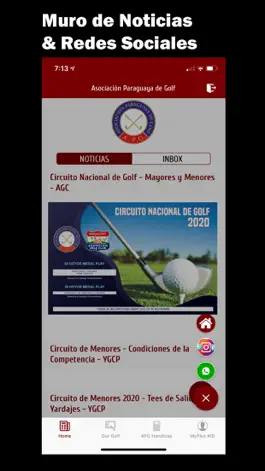 Game screenshot Paraguayan Golf Association apk