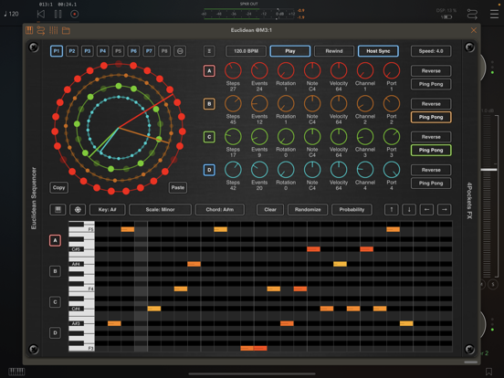 Euclidean AUv3 Sequencer screenshot 4