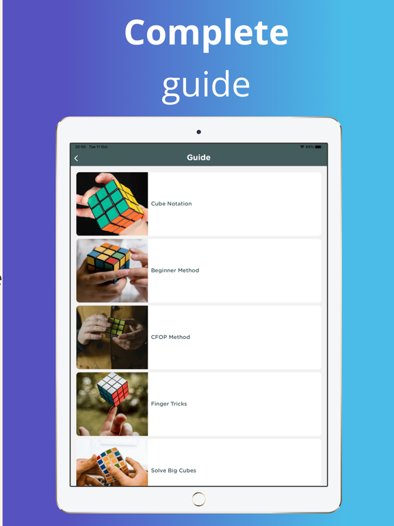 Rubix Cube Solver and Guide screenshot 2