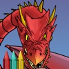 Dragon Attack Coloring Book