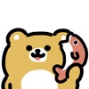 anime bear moji sticker