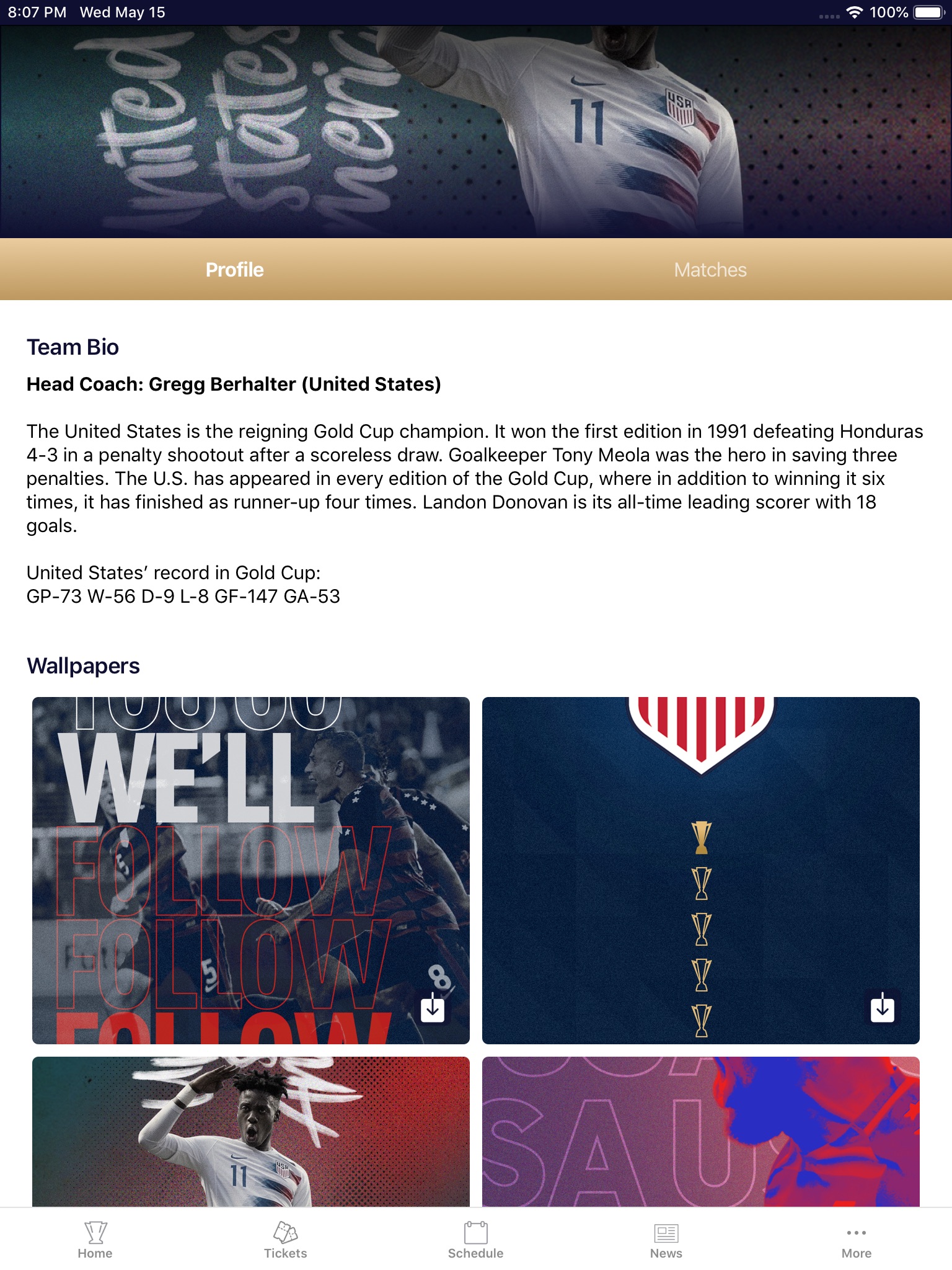 Concacaf W Gold Cup App screenshot 4