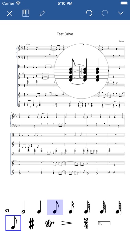 Notation Pad-Sheet Music Score screenshot-1