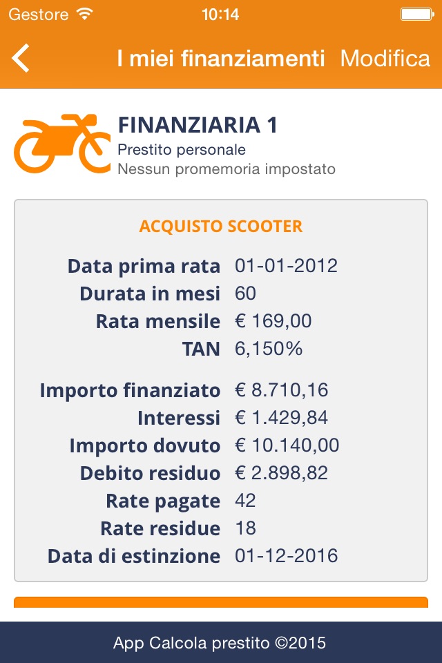Calcola Prestito screenshot 2