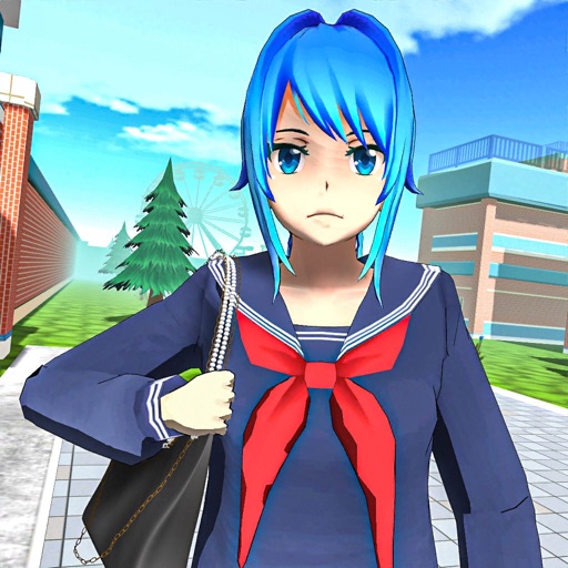Anime High School Girls Sim 3D Icon