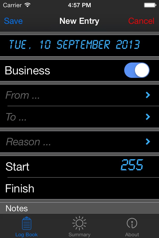 Log-Book screenshot 2