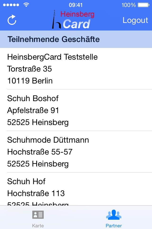 HeinsbergCard-App screenshot 2