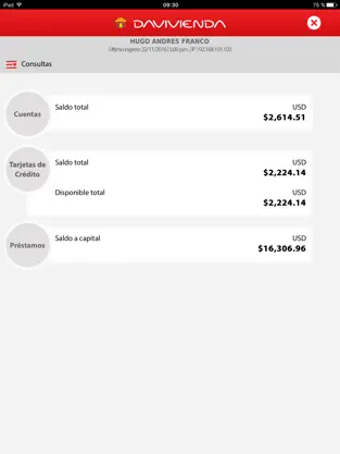 Screenshot 3 Davivienda Panamá iphone