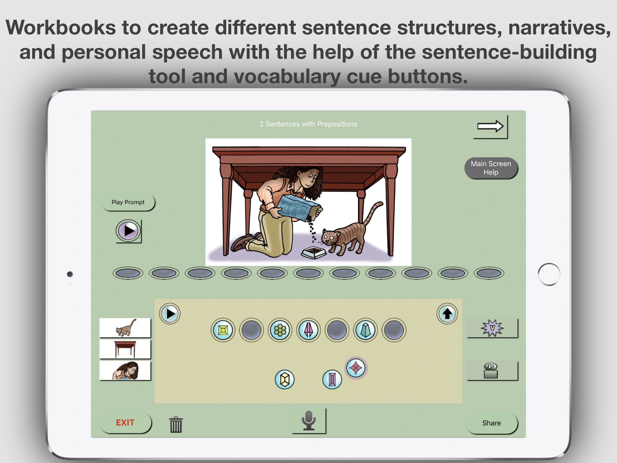 SentenceShaper Speech Therapy screenshot 3