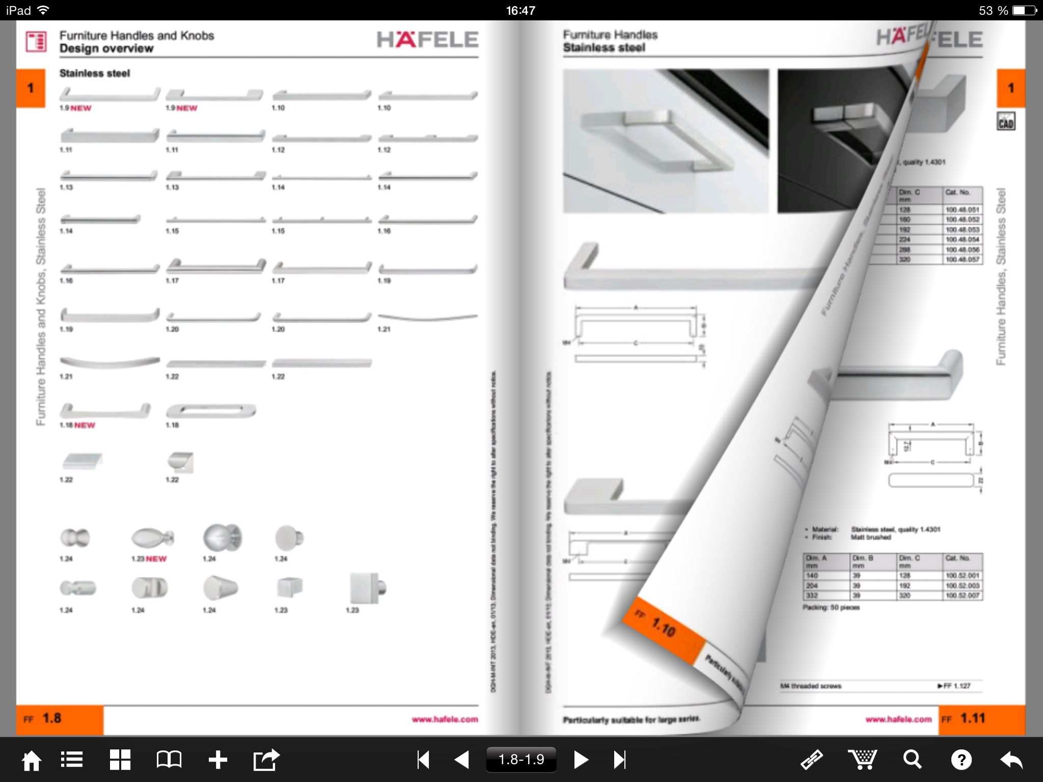 Häfele Catalogue screenshot 3