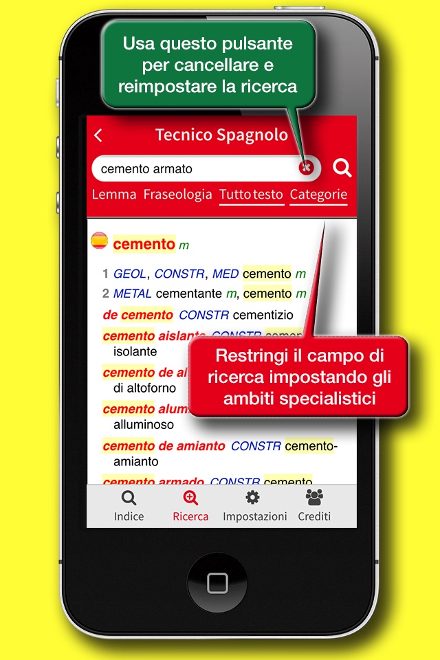 Dizionario Tecnico Spagnolo screenshot 4