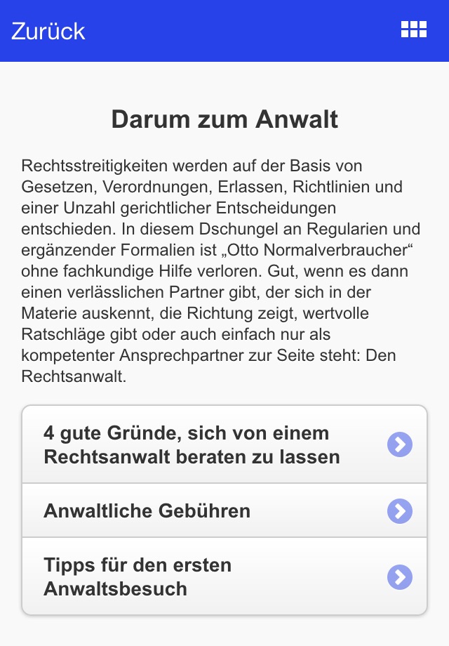 Meine Rechtsanwalt-App screenshot 3