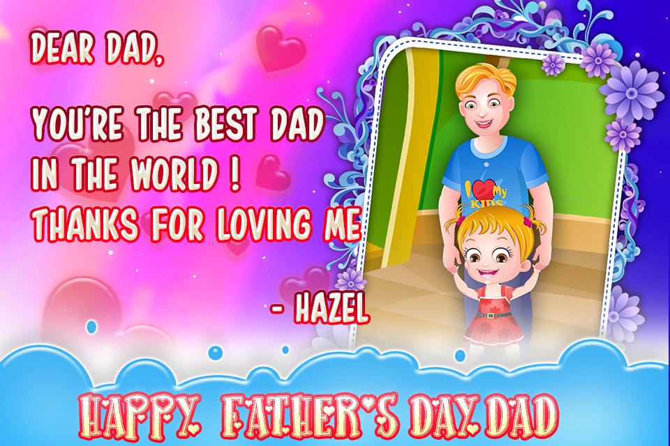 Baby Hazel Fathers Day screenshot 3