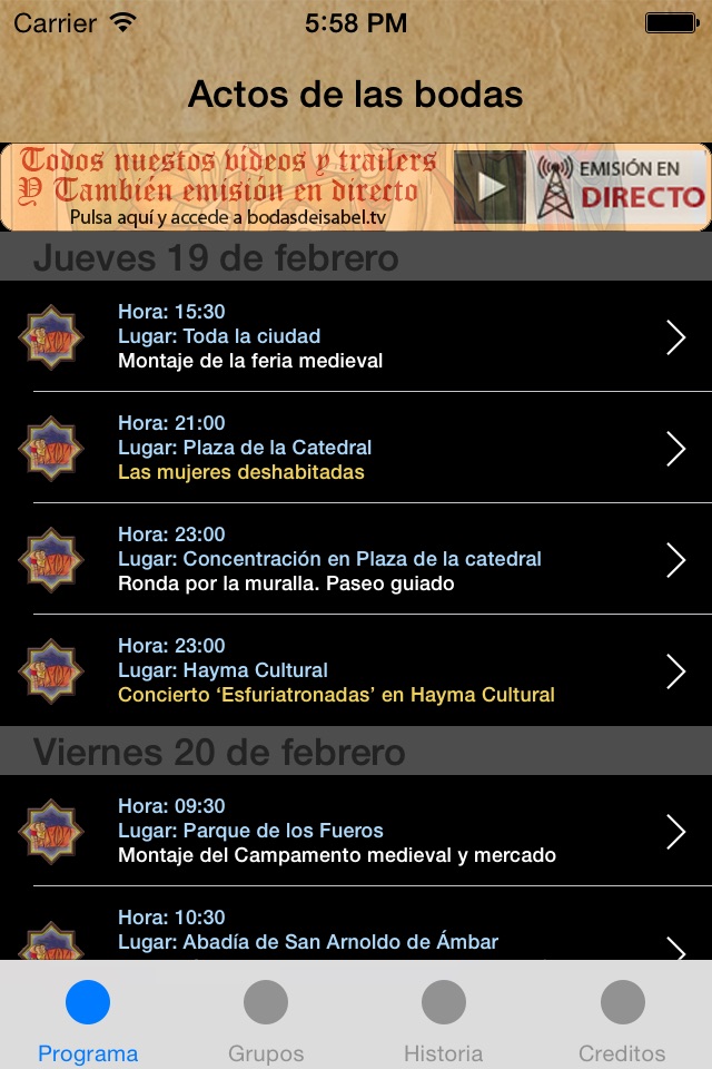 Las Bodas de Isabel de Segura screenshot 2