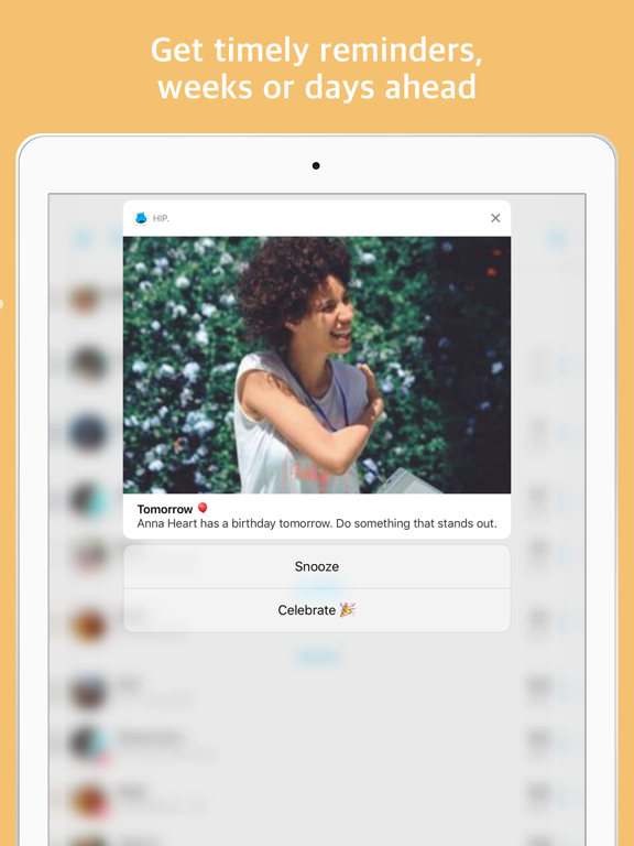 hip: Birthday Reminder App screenshot 3