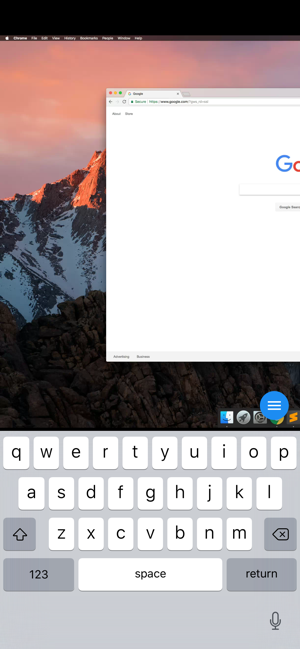 ‎Chrome Remote Desktop Screenshot