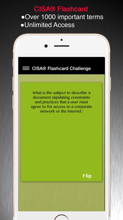 CISA® Flashcard