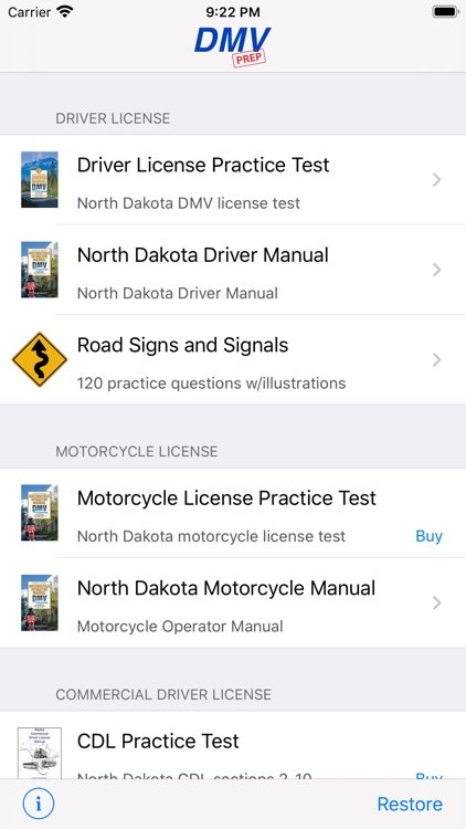 North Dakota DMV Test Prep