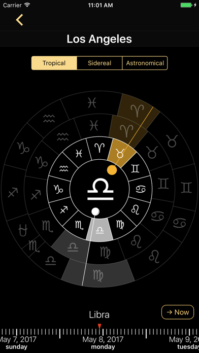 Moon Phases and Lunar Calendar Screenshot
