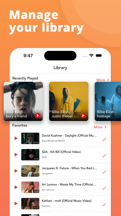 Music Player : Songs, Videos screenshot 3
