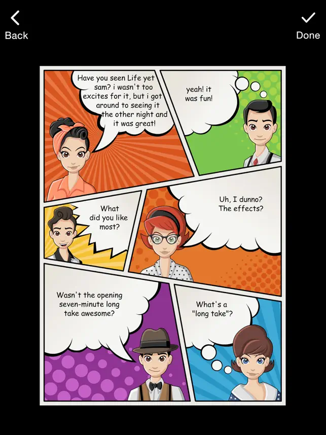 Captura 1 Comic Cartoon Story Maker iphone