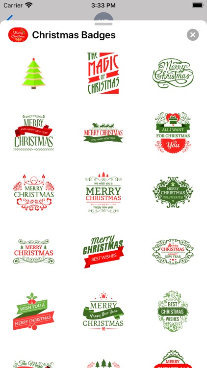 Christmas & New Year Badges screenshot-4