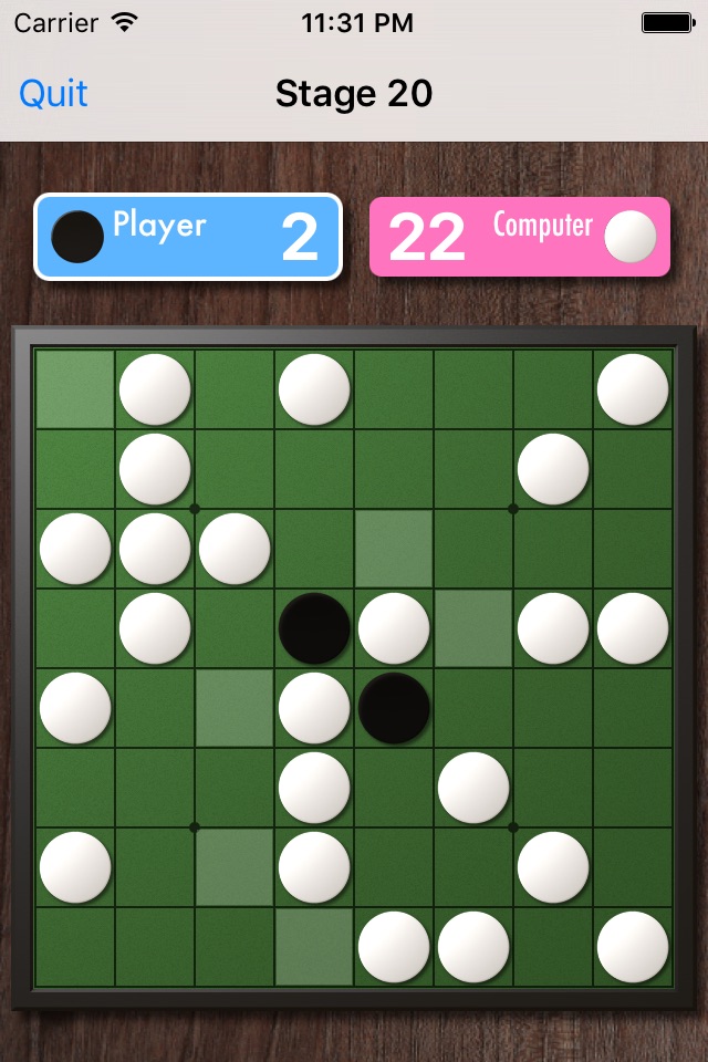 Unfair Reversi screenshot 2