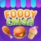 Foody Crush is a popular match-3 game in which players must remove food items from a grid by matching three or more of the same type in a row