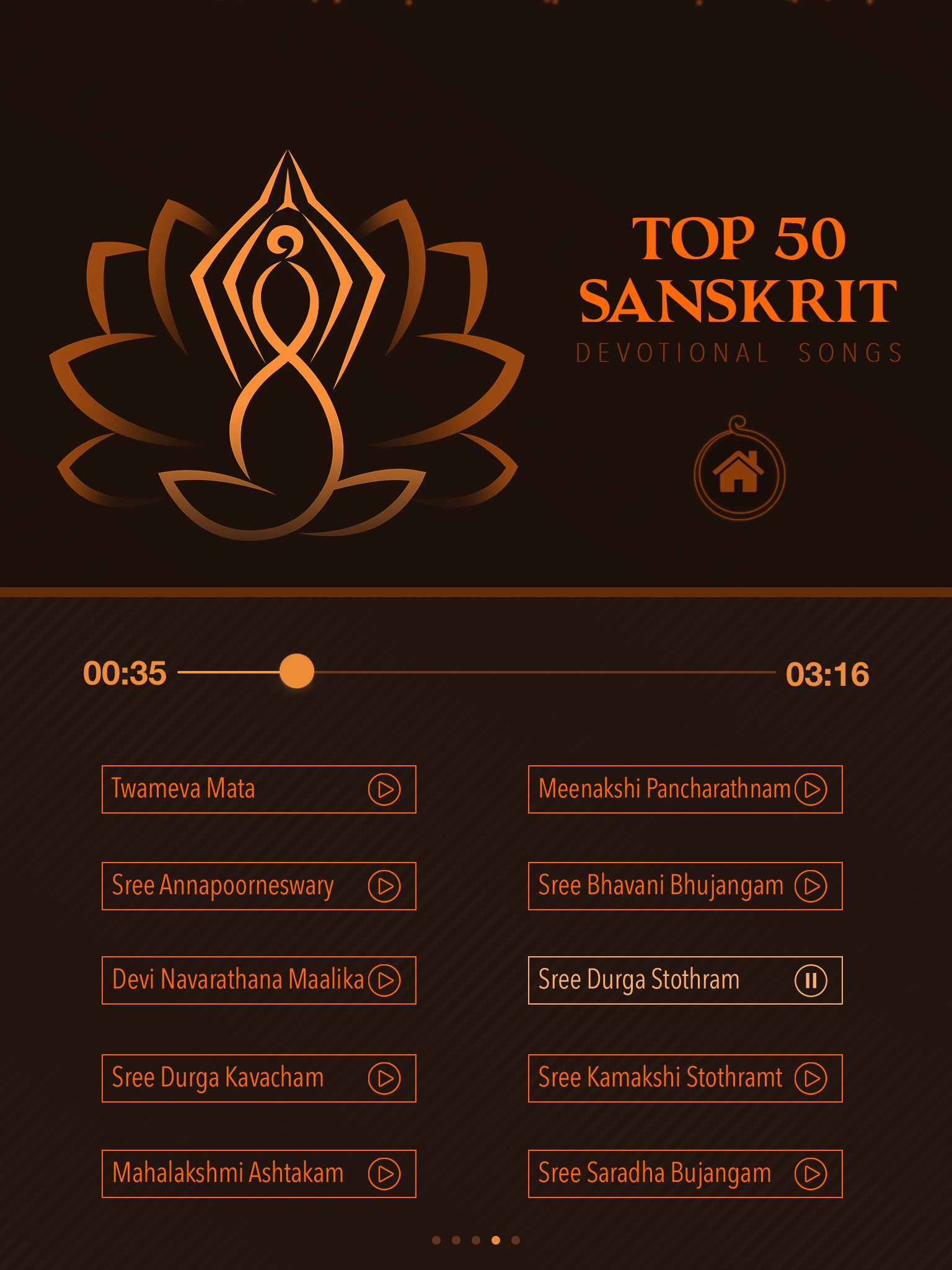 50 Sanskrit Devotional Songs screenshot 3