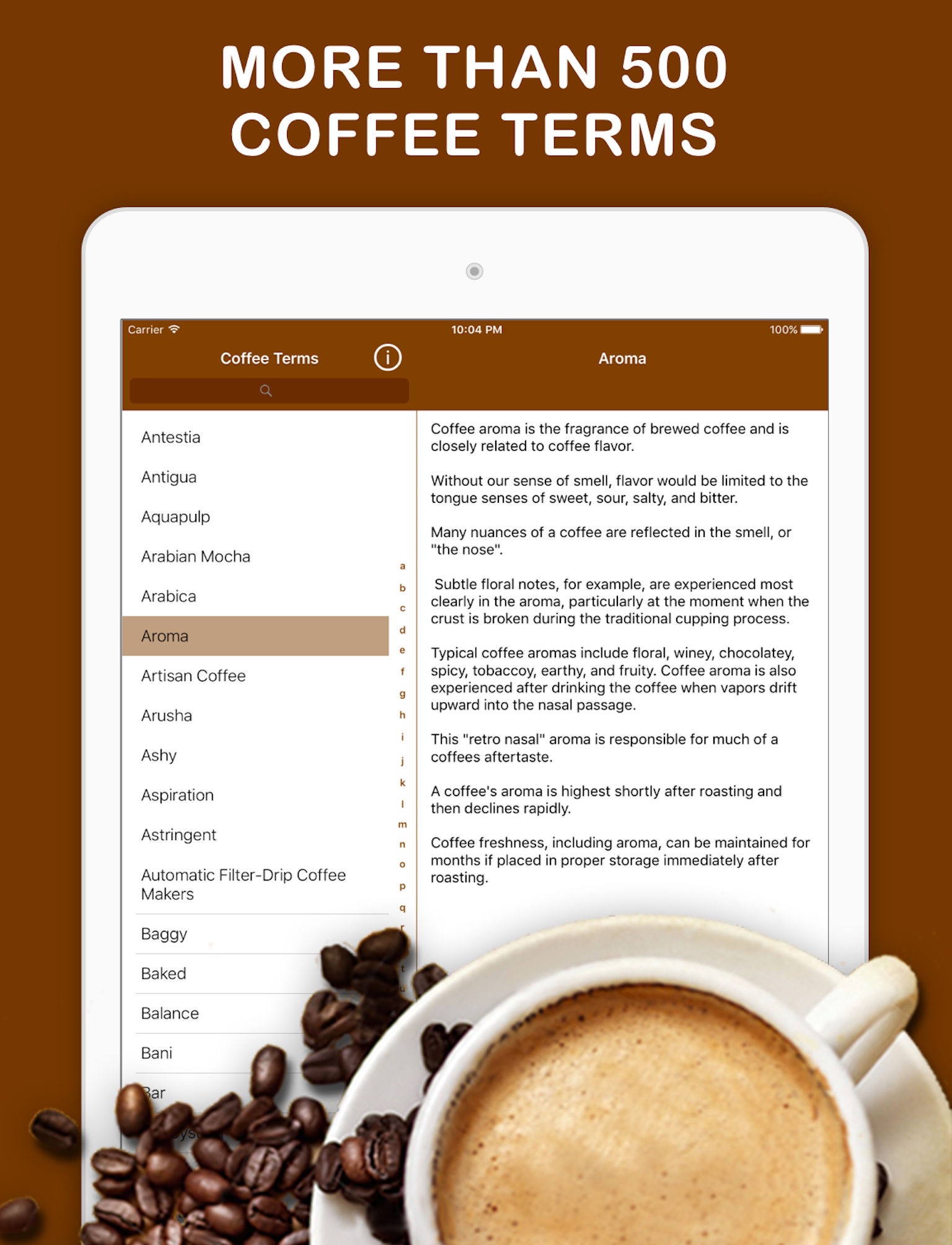 Coffee Terms screenshot 2